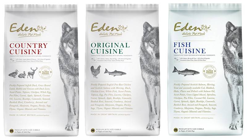 Eden- dog food-range