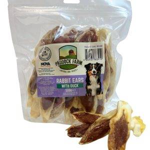 NEW PRODUCT **Filled rabbit ears** 500g bag, approx. 25 pieces.