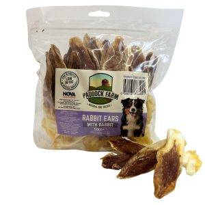 NEW PRODUCT **Filled rabbit ears** 500g bag, approx. 25 pieces.